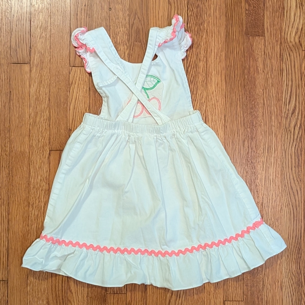Embroidered Cherry Crossback Dress - Picture 4 of 6